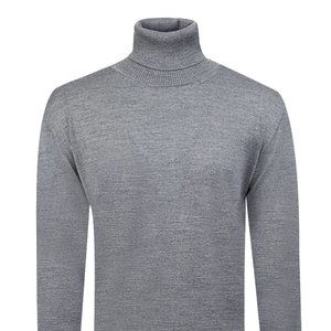 DAMAT Grey Turtleneck Knitwear